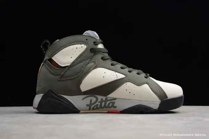 Official Maikesneakers x Air Patta Jordan 7 AT3375-100 Icicle 0503